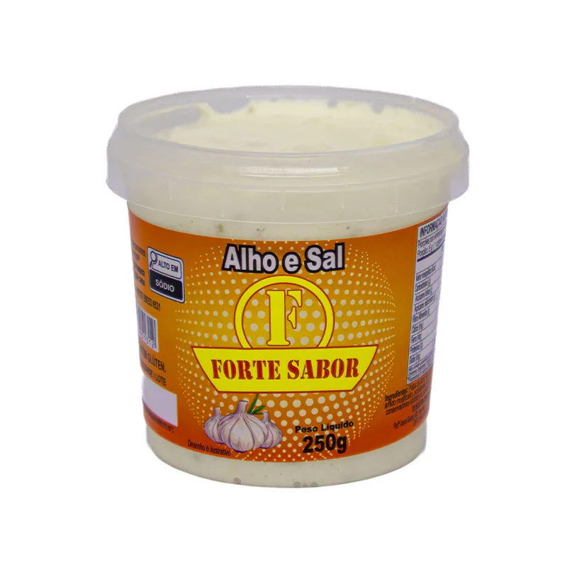 Alho e Sal Forte Sabor