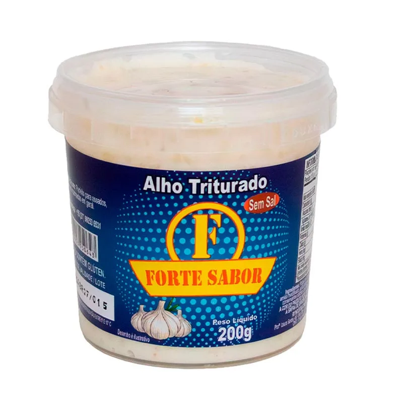 Alho Triturado Forte Sabor