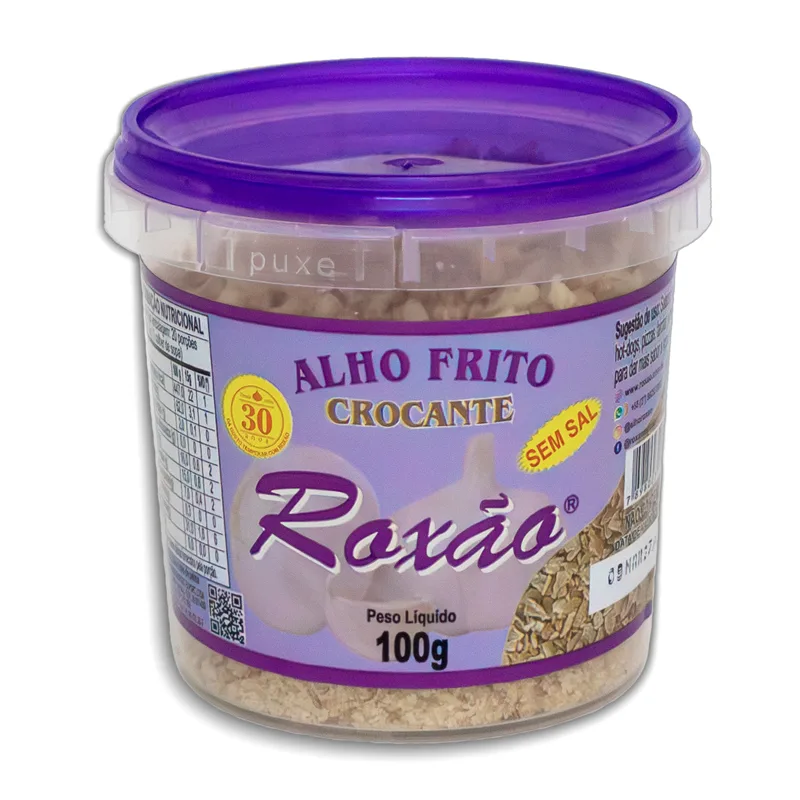 Alho Frito Crocante Roxão